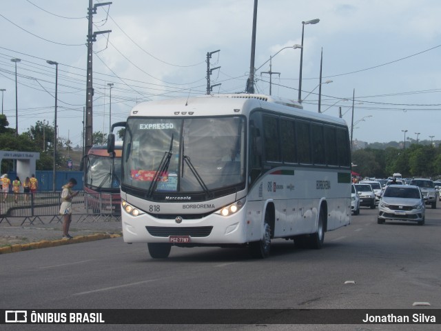 Borborema Imperial Transportes 818 na cidade de Olinda, Pernambuco, Brasil, por Jonathan Silva. ID da foto: 11969261.