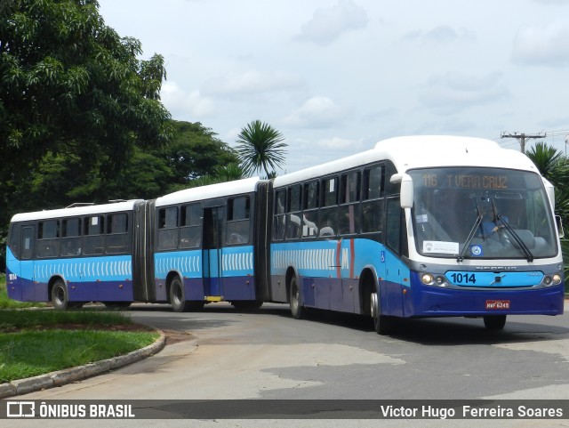 Metrobus 1014 na cidade de Goiânia, Goiás, Brasil, por Victor Hugo  Ferreira Soares. ID da foto: 11969607.