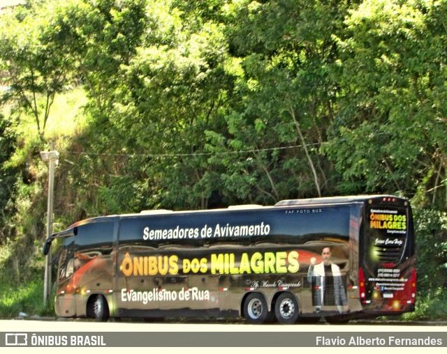 Ônibus Particulares 5064 na cidade de São Roque, São Paulo, Brasil, por Flavio Alberto Fernandes. ID da foto: 11969529.