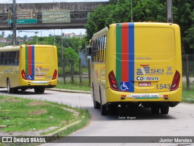 Itamaracá Transportes 1.543 na cidade de Paulista, Pernambuco, Brasil, por Junior Mendes. ID da foto: 11969311.