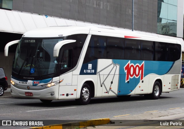 Auto Viação 1001 RJ 108.318 na cidade de Rio de Janeiro, Rio de Janeiro, Brasil, por Luiz Petriz. ID da foto: 11970579.