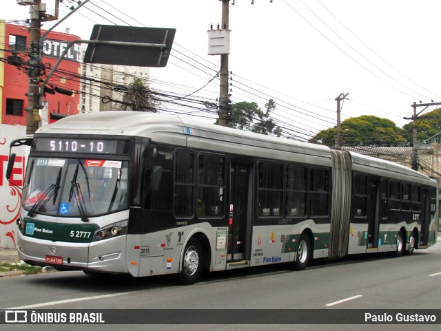 Via Sudeste Transportes S.A. 5 2777 na cidade de São Paulo, São Paulo, Brasil, por Paulo Gustavo. ID da foto: 11970511.