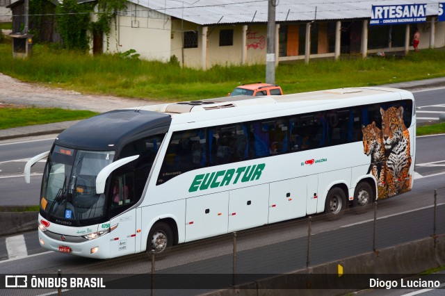 Eucatur - Empresa União Cascavel de Transportes e Turismo 4750 na cidade de Balneário Camboriú, Santa Catarina, Brasil, por Diogo Luciano. ID da foto: 11970608.