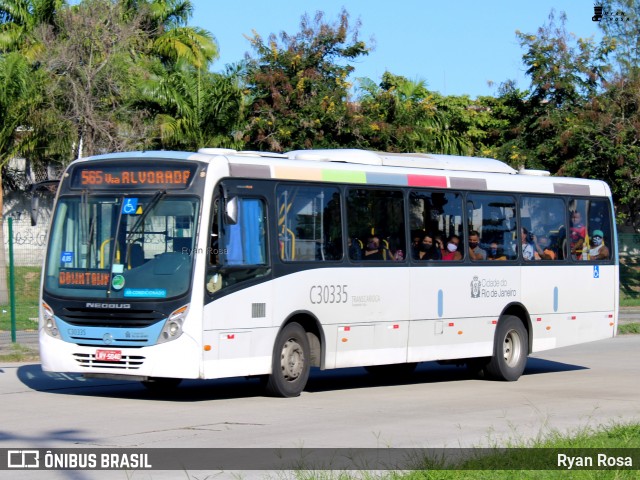 Transportes Futuro C30335 na cidade de Rio de Janeiro, Rio de Janeiro, Brasil, por Ryan Rosa. ID da foto: 11969920.