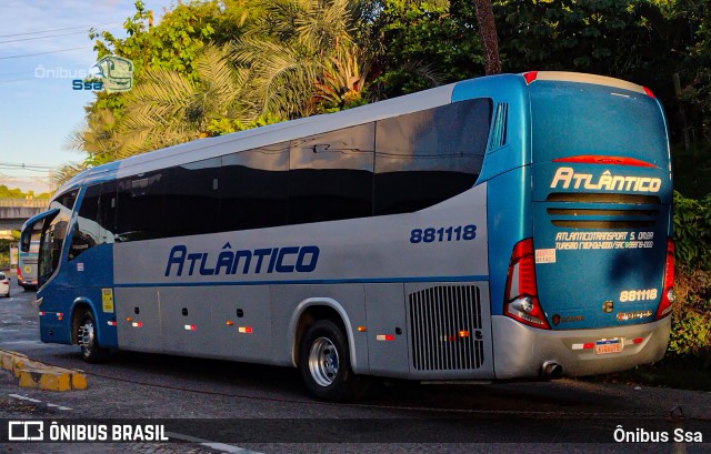 ATT - Atlântico Transportes e Turismo 881118 na cidade de Salvador, Bahia, Brasil, por Ônibus Ssa. ID da foto: 11970748.