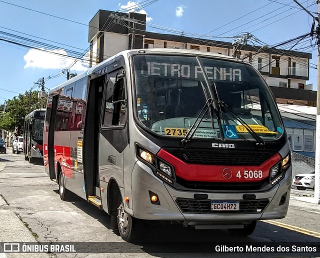 Allibus Transportes 4 5068 na cidade de São Paulo, São Paulo, Brasil, por Gilberto Mendes dos Santos. ID da foto: 11969064.
