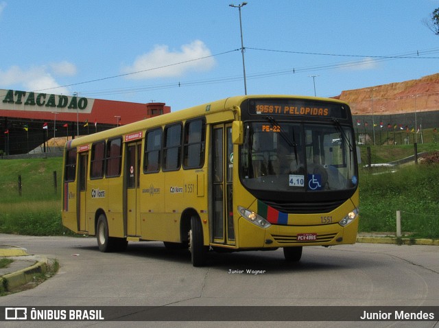 Itamaracá Transportes 1.551 na cidade de Paulista, Pernambuco, Brasil, por Junior Mendes. ID da foto: 11969305.