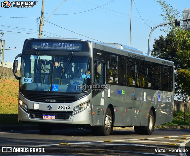 Expresso CampiBus 2352 na cidade de Campinas, São Paulo, Brasil, por Victor Henrique. ID da foto: 11970100.