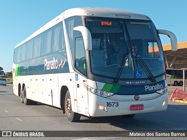 Planalto Transportes 1673 na cidade de Rio Grande, Rio Grande do Sul, Brasil, por Mateus dos Santos Barros. ID da foto: 11970690.