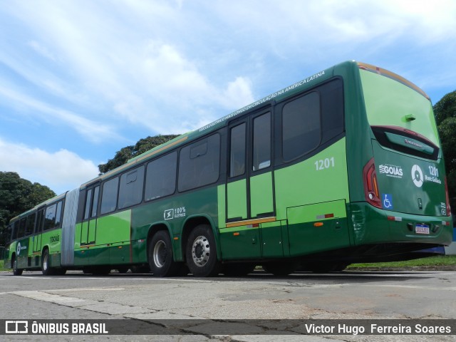 Metrobus 1201 na cidade de Goiânia, Goiás, Brasil, por Victor Hugo  Ferreira Soares. ID da foto: 11969617.