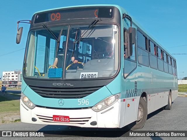 TransPessoal Transportes 596 na cidade de Rio Grande, Rio Grande do Sul, Brasil, por Mateus dos Santos Barros. ID da foto: 11970665.