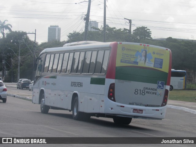 Borborema Imperial Transportes 818 na cidade de Olinda, Pernambuco, Brasil, por Jonathan Silva. ID da foto: 11969262.