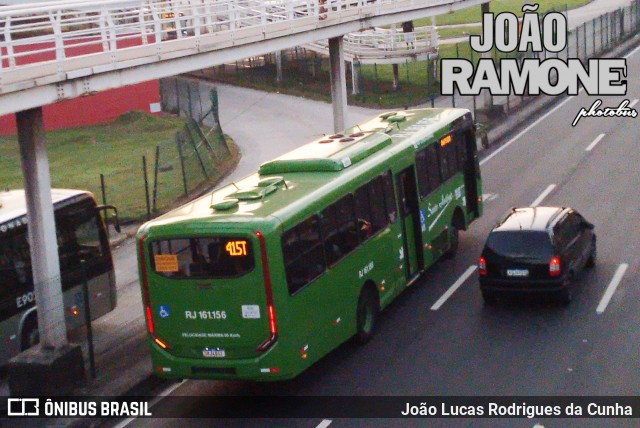 Transportes Santo Antônio RJ 161.156 na cidade de Rio de Janeiro, Rio de Janeiro, Brasil, por João Lucas Rodrigues da Cunha. ID da foto: 11970739.