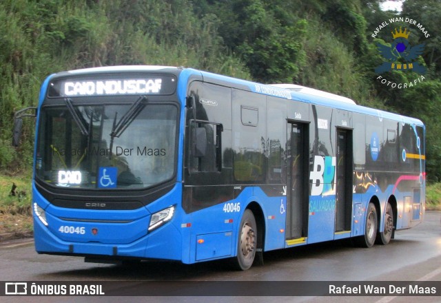 BRT Salvador 40046 na cidade de Belo Horizonte, Minas Gerais, Brasil, por Rafael Wan Der Maas. ID da foto: 11969915.