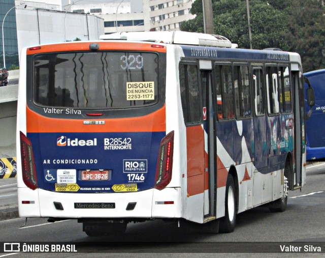 Viação Ideal B28542 na cidade de Rio de Janeiro, Rio de Janeiro, Brasil, por Valter Silva. ID da foto: 11969355.