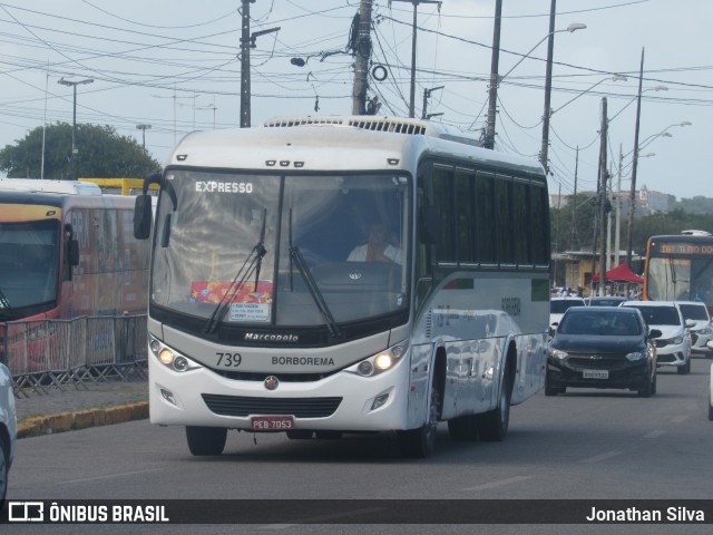 Borborema Imperial Transportes 739 na cidade de Olinda, Pernambuco, Brasil, por Jonathan Silva. ID da foto: 11969272.