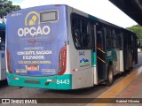 Autotrans Transportes Urbanos e Rodoviários 8443 na cidade de Uberlândia, Minas Gerais, Brasil, por Gabriel Oliveira. ID da foto: :id.