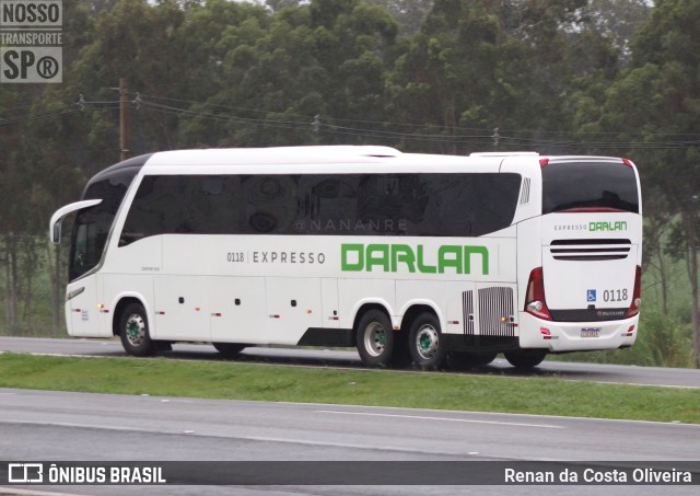 Expresso Darlan Turismo 0118 na cidade de Limeira, São Paulo, Brasil, por Renan da Costa Oliveira. ID da foto: 11973345.