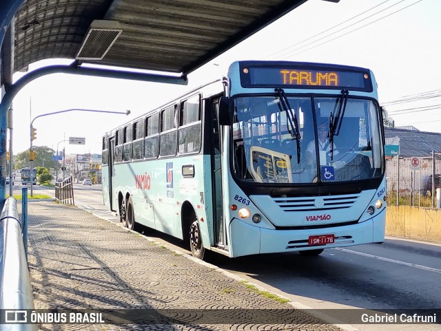 Empresa de Transporte Coletivo Viamão 8263 na cidade de Porto Alegre, Rio Grande do Sul, Brasil, por Gabriel Cafruni. ID da foto: 11971417.