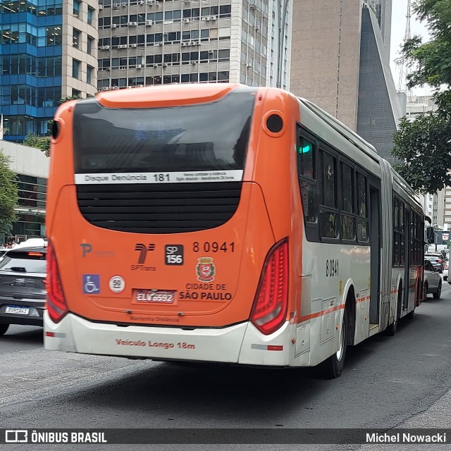 TRANSPPASS - Transporte de Passageiros 8 0941 na cidade de São Paulo, São Paulo, Brasil, por Michel Nowacki. ID da foto: 11971917.