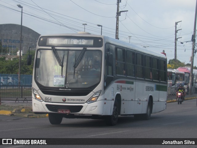 Borborema Imperial Transportes 864 na cidade de Olinda, Pernambuco, Brasil, por Jonathan Silva. ID da foto: 11971332.