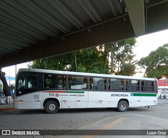 Borborema Imperial Transportes 914 na cidade de Jaboatão dos Guararapes, Pernambuco, Brasil, por Luan Cruz. ID da foto: 11971110.