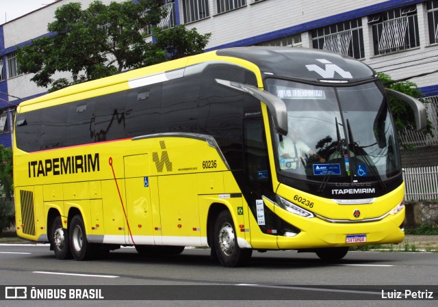 Viação Nova Itapemirim 60236 na cidade de Volta Redonda, Rio de Janeiro, Brasil, por Luiz Petriz. ID da foto: 11971581.