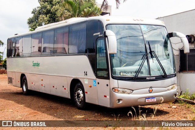 Sander Transporte e Turismo 14 na cidade de Palotina, Paraná, Brasil, por Flávio Oliveira. ID da foto: 11973355.