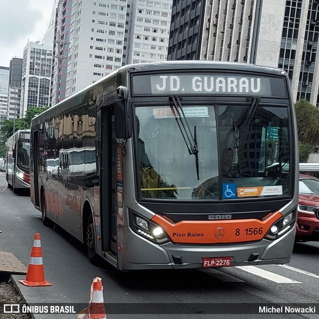 TRANSPPASS - Transporte de Passageiros 8 1566 na cidade de São Paulo, São Paulo, Brasil, por Michel Nowacki. ID da foto: 11971879.