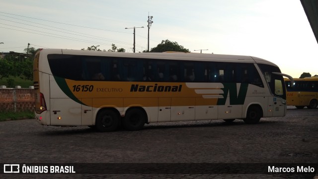 Viação Nacional 16150 na cidade de Palmares, Pernambuco, Brasil, por Marcos Melo. ID da foto: 11973824.
