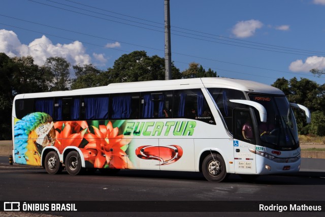 Eucatur - Empresa União Cascavel de Transportes e Turismo 4929 na cidade de Imbaú, Paraná, Brasil, por Rodrigo Matheus. ID da foto: 11973775.