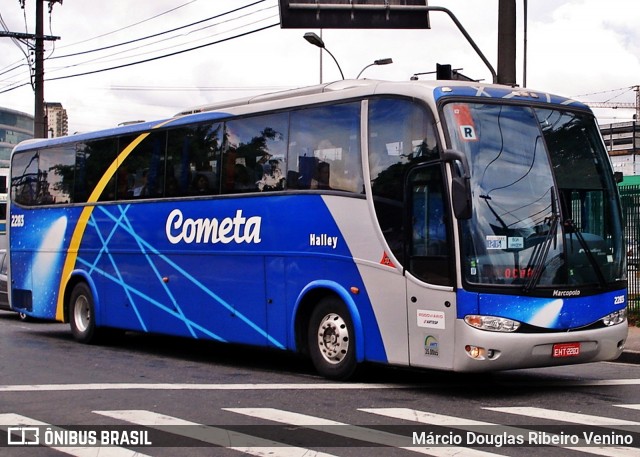 Viação Cometa 2283 na cidade de São Paulo, São Paulo, Brasil, por Márcio Douglas Ribeiro Venino. ID da foto: 11973593.