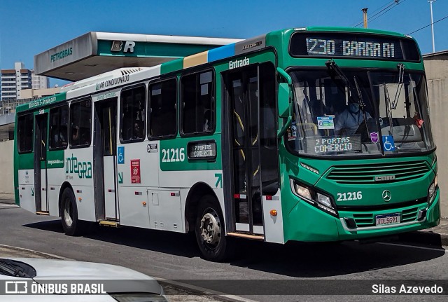 OT Trans - Ótima Salvador Transportes 21216 na cidade de Salvador, Bahia, Brasil, por Silas Azevedo. ID da foto: 11972643.