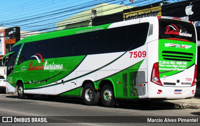 Letícia Turismo 7509 na cidade de Feira de Santana, Bahia, Brasil, por Marcio Alves Pimentel. ID da foto: 11973486.