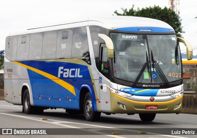 Fácil Transportes e Turismo 4023 na cidade de Resende, Rio de Janeiro, Brasil, por Luiz Petriz. ID da foto: 11971505.