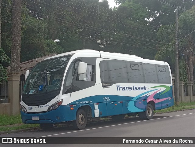 Trans Isaak Turismo 1596 na cidade de Curitiba, Paraná, Brasil, por Fernando Cesar Alves da Rocha. ID da foto: 11971000.
