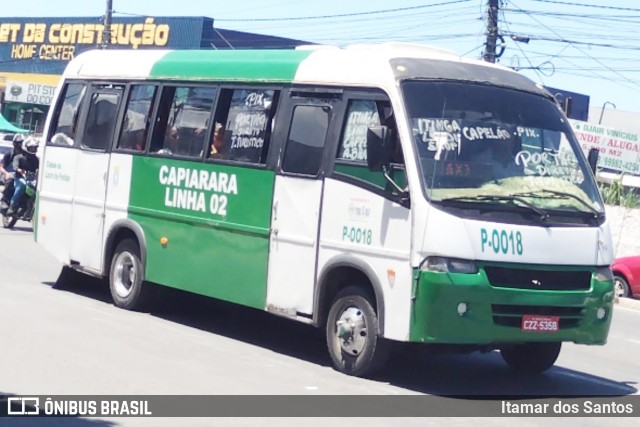 TRANSLAUF - Transporte Complementar de Lauro de Freitas P-0018 na cidade de Lauro de Freitas, Bahia, Brasil, por Itamar dos Santos. ID da foto: 11971324.