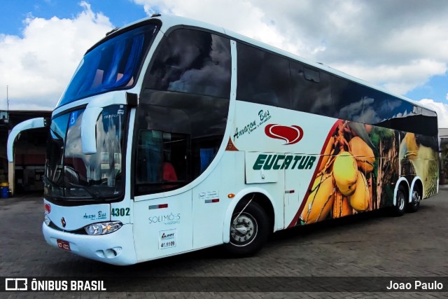 Eucatur - Empresa União Cascavel de Transportes e Turismo 4302 na cidade de Cascavel, Paraná, Brasil, por Joao Paulo. ID da foto: 11971104.