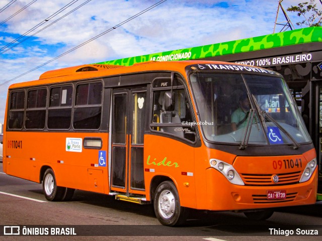 Auto Ônibus Líder 0911041 na cidade de Manaus, Amazonas, Brasil, por Thiago Souza. ID da foto: 11973756.