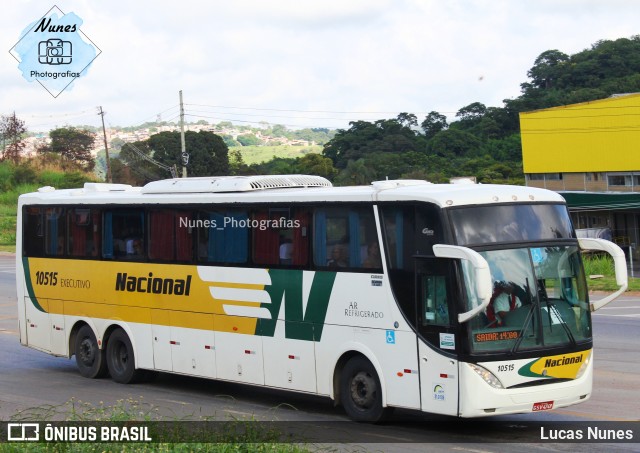 Viação Nacional 10515 na cidade de Santa Luzia, Minas Gerais, Brasil, por Lucas Nunes. ID da foto: 11971912.