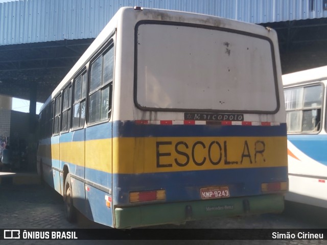 Ônibus Particulares 9243 na cidade de Guarabira, Paraíba, Brasil, por Simão Cirineu. ID da foto: 11974946.