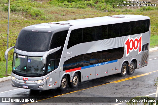 Auto Viação 1001 RJ 108.311 na cidade de Arraial do Cabo, Rio de Janeiro, Brasil, por Ricardo  Knupp Franco. ID da foto: 11975645.