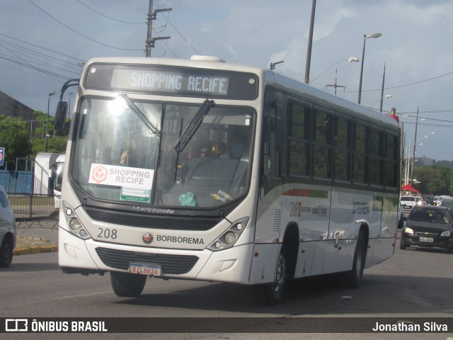Borborema Imperial Transportes 208 na cidade de Olinda, Pernambuco, Brasil, por Jonathan Silva. ID da foto: 11974470.