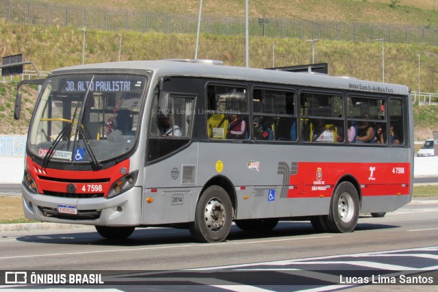 Pêssego Transportes 4 7598 na cidade de São Paulo, São Paulo, Brasil, por Lucas Lima Santos. ID da foto: 11974327.