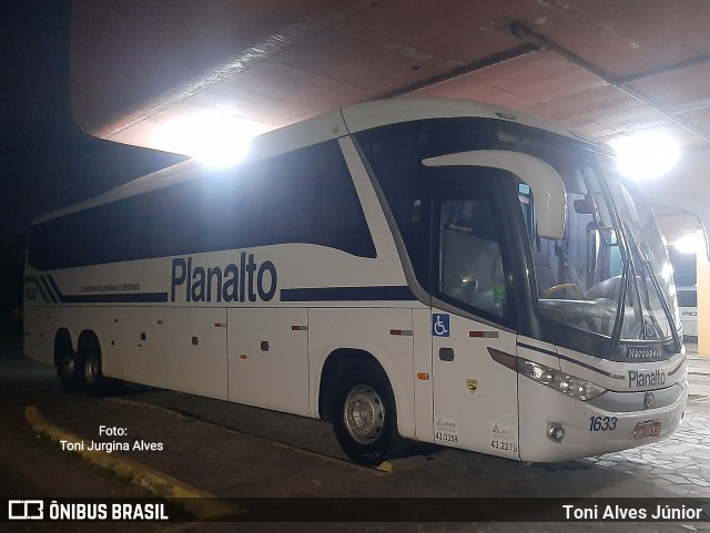 Planalto Transportes 1633 na cidade de Pelotas, Rio Grande do Sul, Brasil, por Toni Alves Júnior. ID da foto: 11974545.