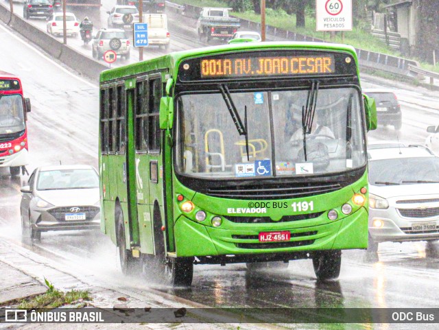 Autotrans > Turilessa 1191 na cidade de Contagem, Minas Gerais, Brasil, por ODC Bus. ID da foto: 11975525.
