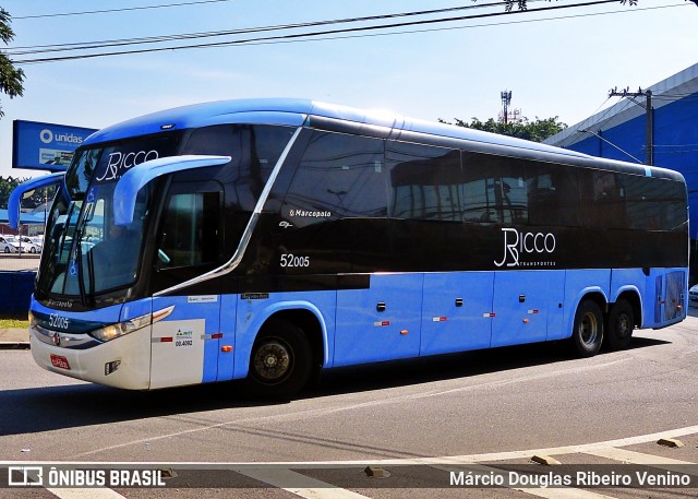 Ricco Transportes e Turismo-  Filial Rio Branco 52005 na cidade de São Paulo, São Paulo, Brasil, por Márcio Douglas Ribeiro Venino. ID da foto: 11975776.