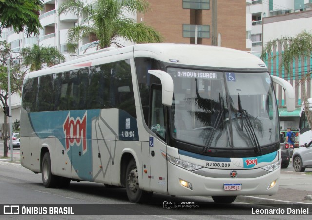 Auto Viação 1001 RJ 108.209 na cidade de Cabo Frio, Rio de Janeiro, Brasil, por Leonardo Daniel. ID da foto: 11976074.