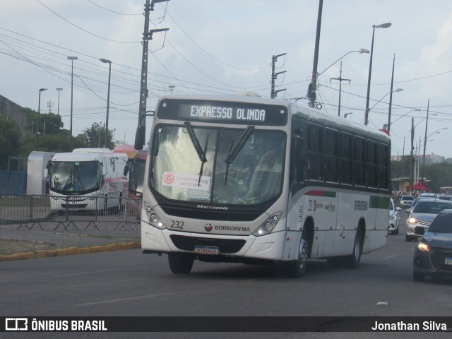 Borborema Imperial Transportes 232 na cidade de Olinda, Pernambuco, Brasil, por Jonathan Silva. ID da foto: 11974452.