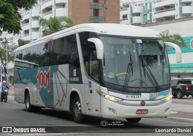 Auto Viação 1001 RJ 108.247 na cidade de Cabo Frio, Rio de Janeiro, Brasil, por Leonardo Daniel. ID da foto: 11976050.